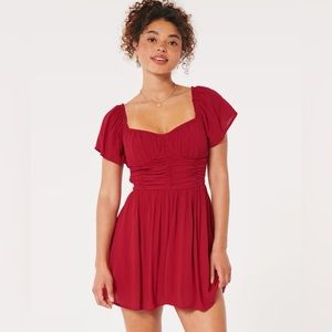 Hollister Red Romper size small